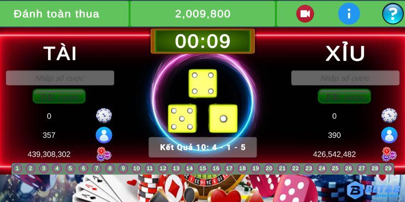 Bet88 tài xỉu có luật chơi dễ hiểu