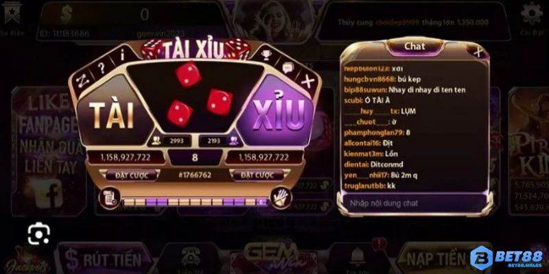 Bet88 tài xỉu